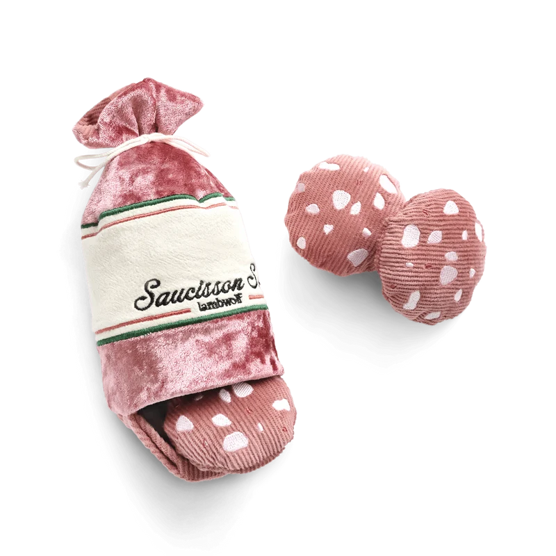 Jouet de fouille saucisson sec