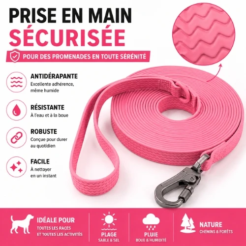 Longe pour chien PVC
