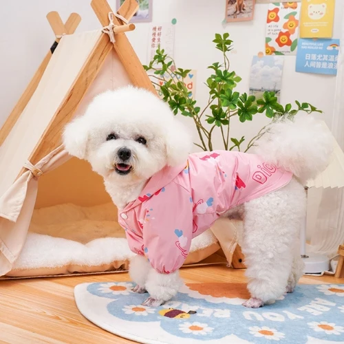 Manteau pour chien avec capuche