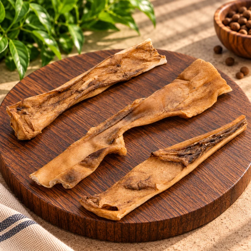 Cuir chevelu de bœuf 30CM pour chien