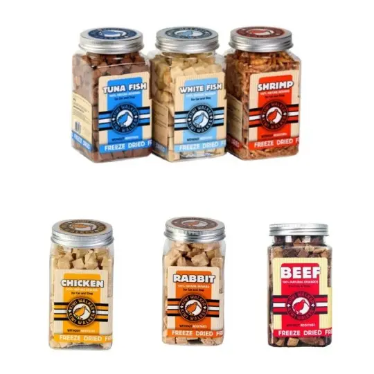 Box friandises lyophilisées "TERRE & MER" pour chat
