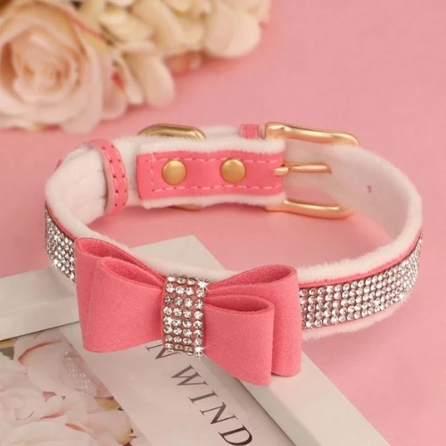Collier pour chien en strass