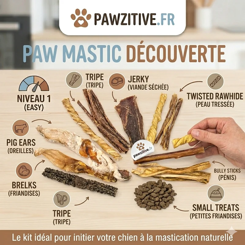 Paw mastic DECOUVERTE ( 12 friandises)