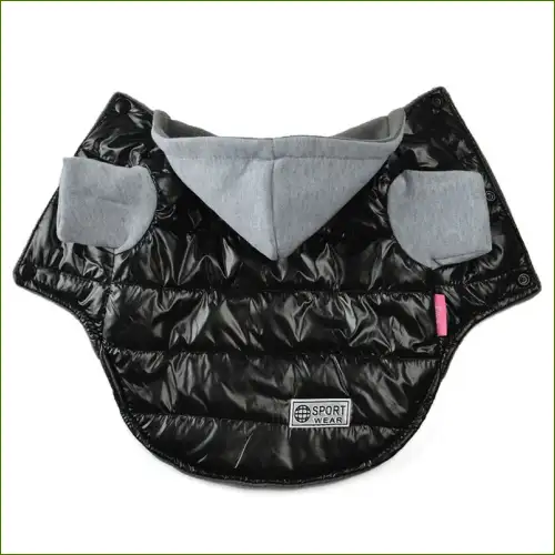 Veste manche courte à capuche