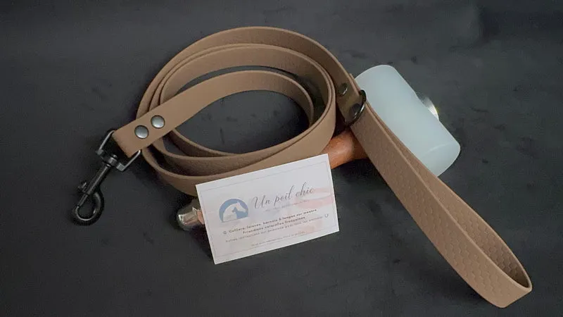 Laisse simple pour chien en HEXA personnalisable