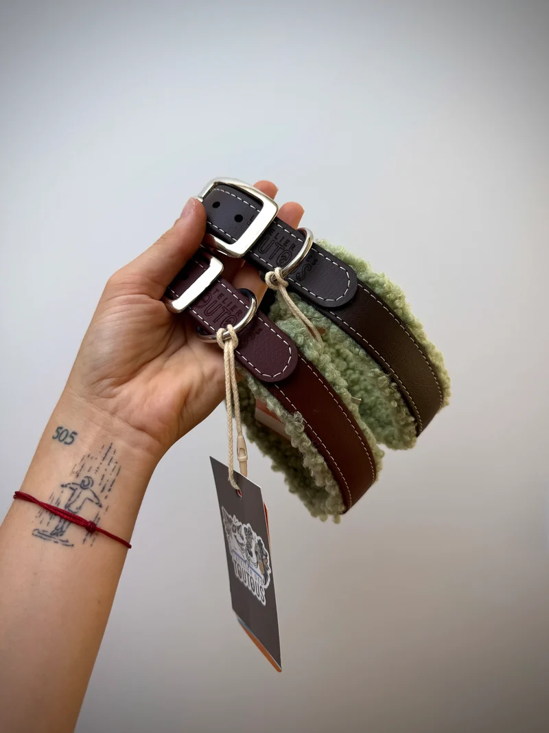 Collier Sherpa BioThane® · Doublure ultra douce pour l'hiver