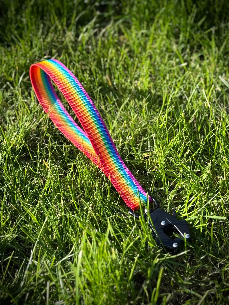 Poignée Rainbow 🌈 · Nylon durable, arc-en-ciel