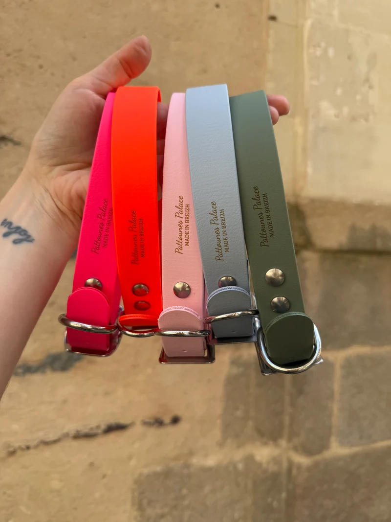 Collier essentiel évolutif en Biothane-