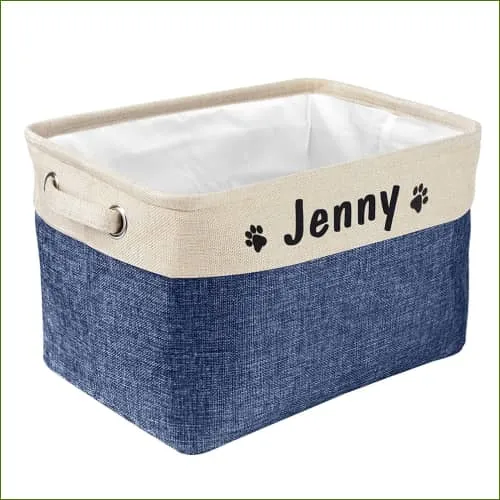 Panier de rangement personnalisé pour accessoires de chiens