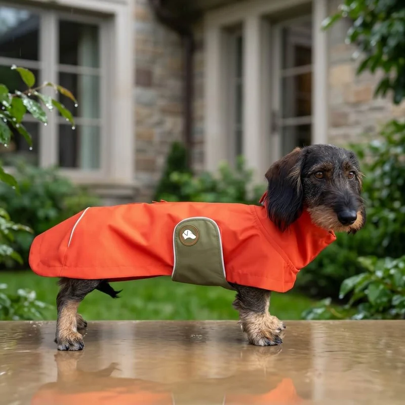 Vêtement Teckel Imperméable Cooper Citrouille