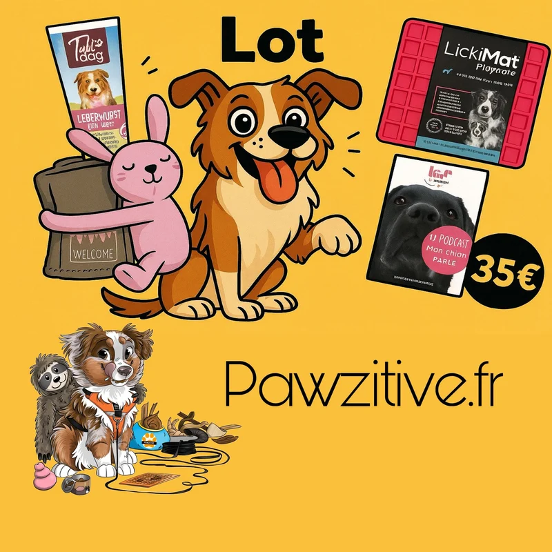 Kit " Mon chien parle " en partenariat avec Romy "kiffe ton chien "