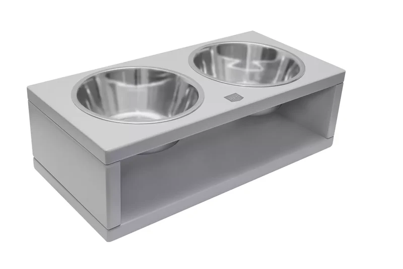 Vaissellerie Teckel Grande Gamelle Double (gris)
