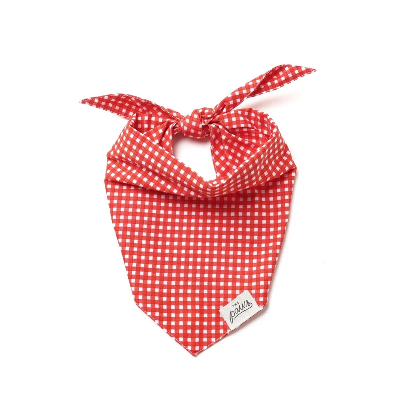 Bandana Vichy Rouge
