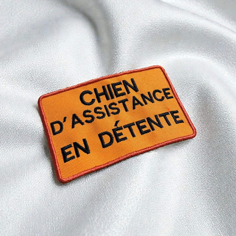 Patch « Chien d'assistance en détente »