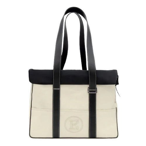 Sac de Voyage Teckel Canvas & Cuir Noir