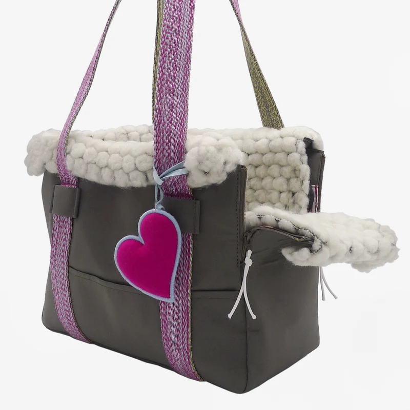 Sac de Voyage Teckel CHIOT Cœur Fuchsia