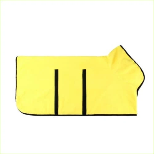 Peignoir de bain pour chien en microfibre