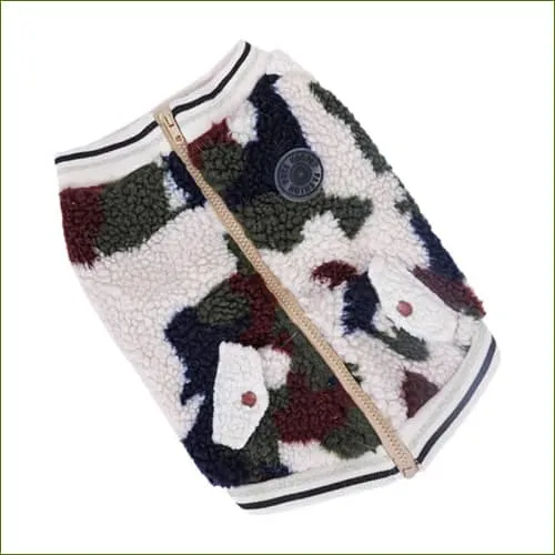 Manteau camouflage pour Bouledogue Français, pensé pour bouger