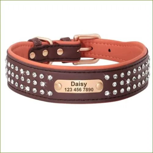 Collier gravé avec nom & verroterie - style, personnalisation et identification sécurisée