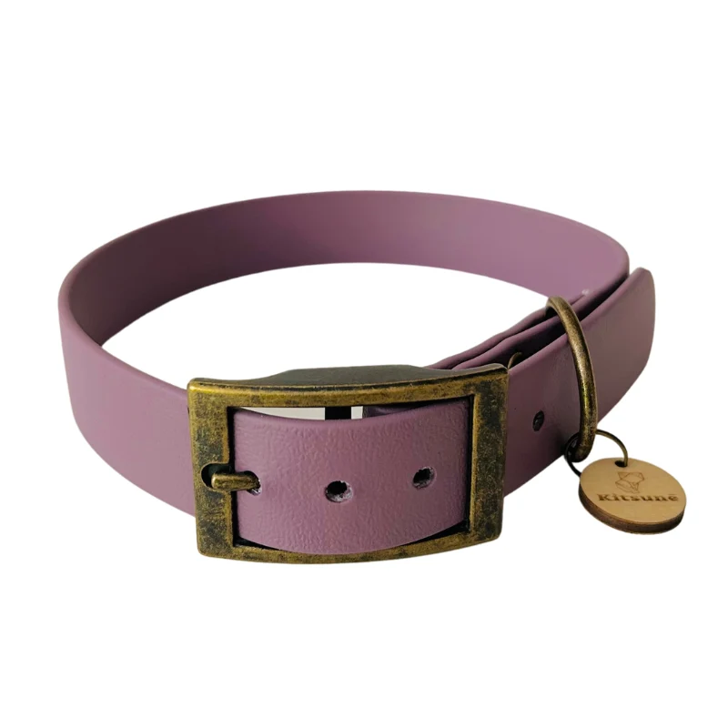 Collier biothane violet - LILAS