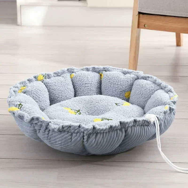 Panier Mignon Ajustable Chien Bleu Vert Rose