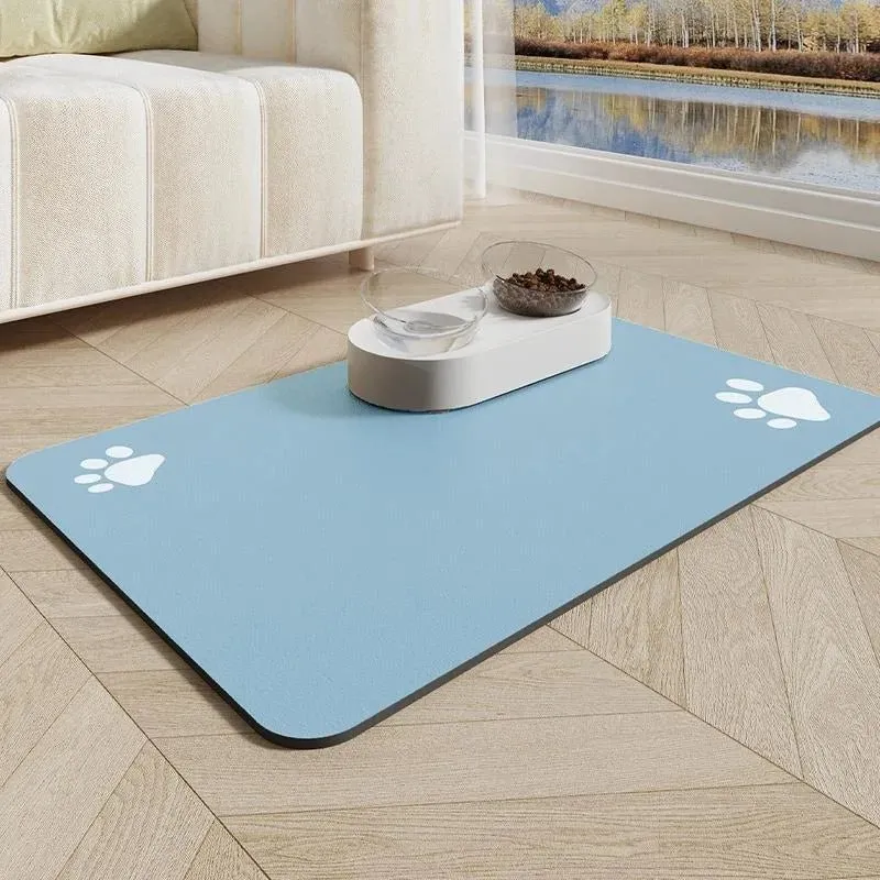Tapis Absorbant Antidérapant Gamelle Gros Chien