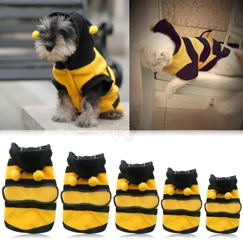 Déguisement Abeille Polaire Capuche pour Chien
