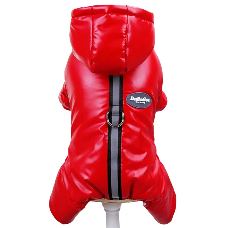 Combinaison Imperméable Hiver 4 Pattes Chien Capuche