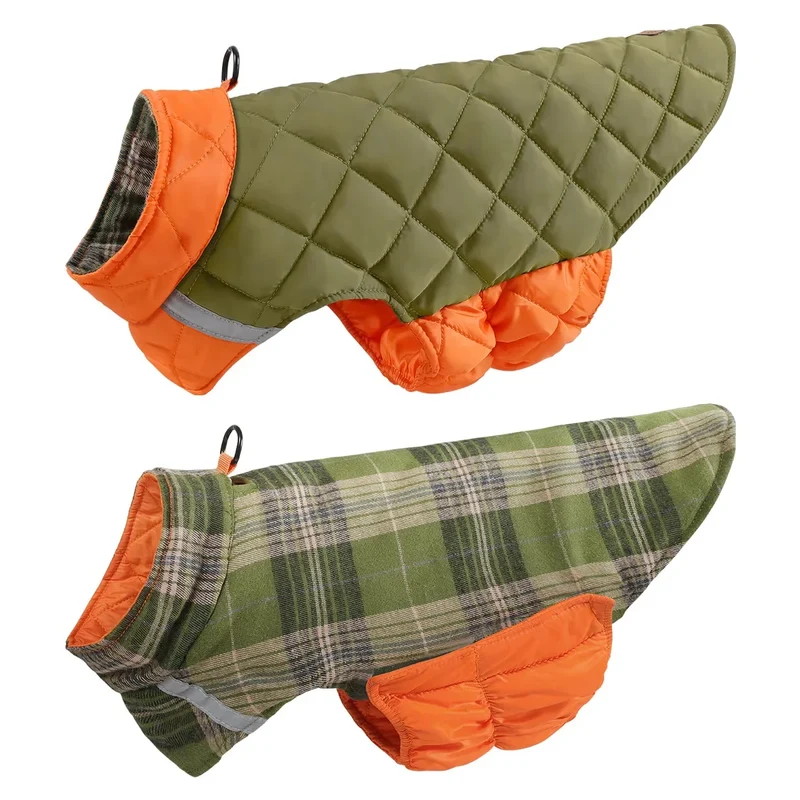 Manteau Imperméable Réfléchissant Hiver pour Gros Chien