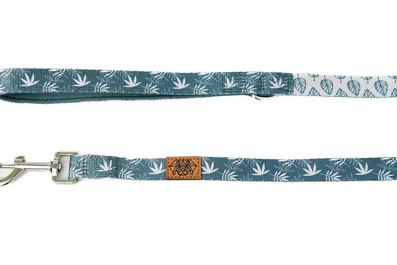 Laisse motif feuilles Lil' Stoner