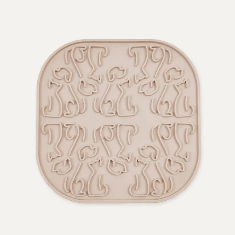 Tapis de léchage labyrinthe