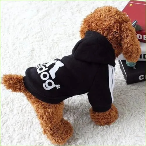 Pull adidog avec capuche pour chien