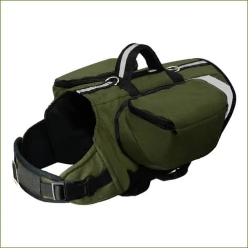 Harnais avec poche pour chien réfléchissant