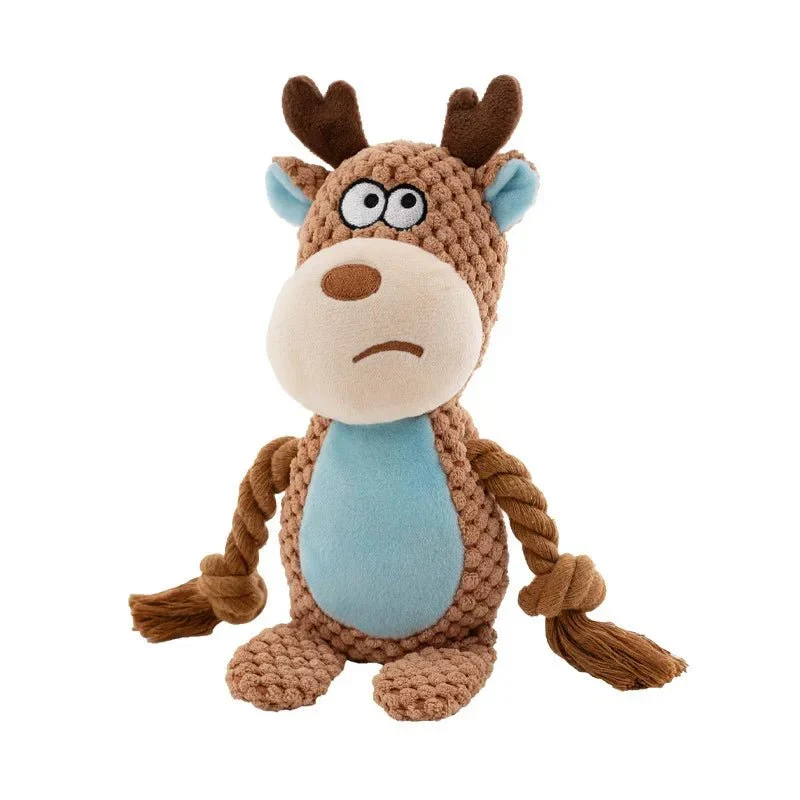 Peluche Cerf Jouet Chien Doux Résistant