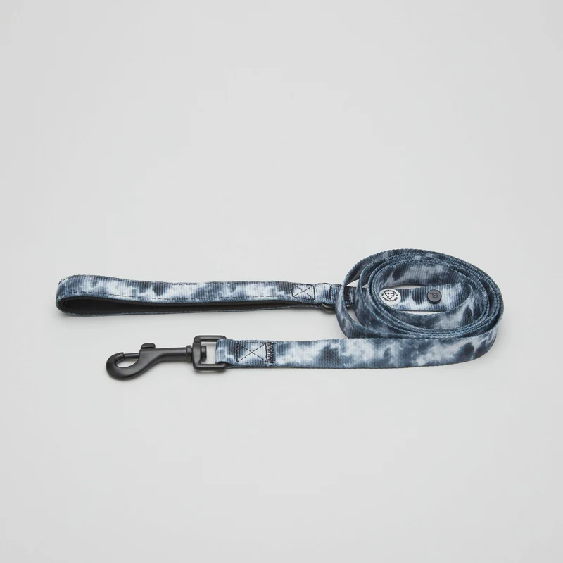 Laisse noire Tie & Dye
