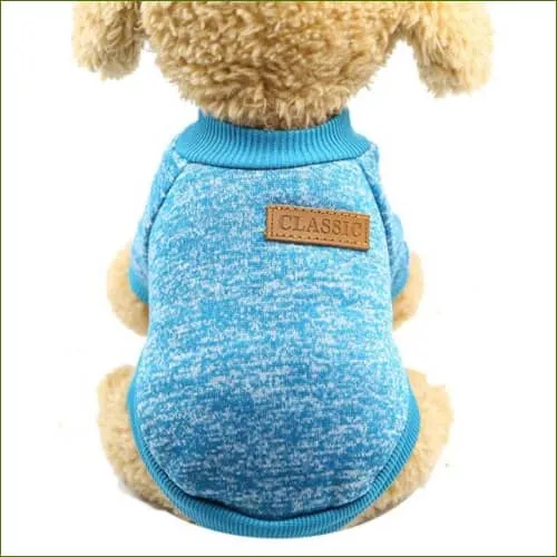 Pull en coton doux et chaud pour petit animal de compagnie