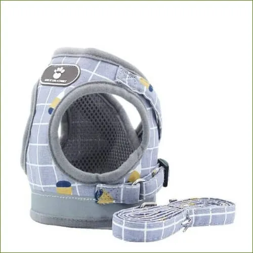 Harnais pour spitz nain SUPERPET avec sa laisse assortie
