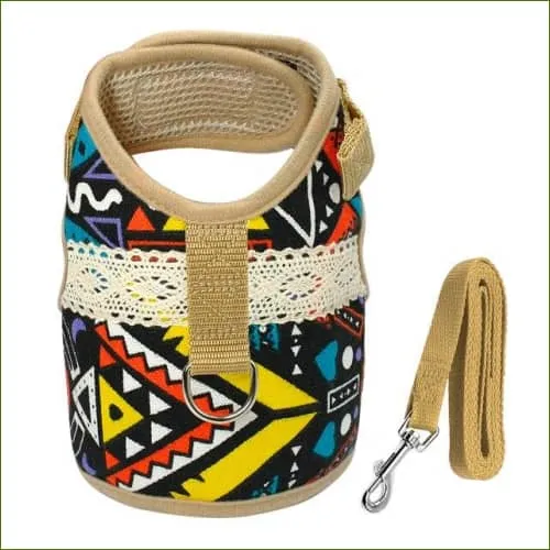 Harnais veste pour chihuahua ajustable et design