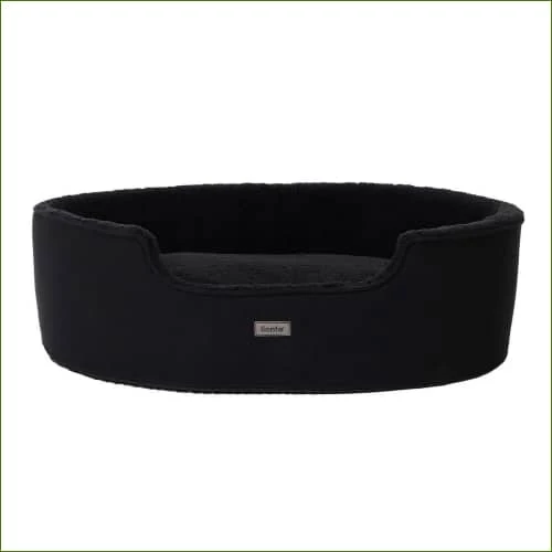 Corbeille pour chien en tissu avec coussin réversible - haut de gamme