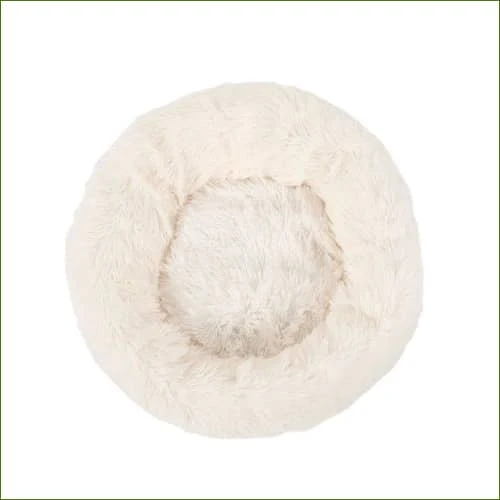 Coussin rond pour chat confortable et douillet en peluche douce et chaude