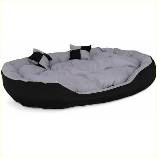 Panier orthopédique pour chien réversible avec coussin amovible