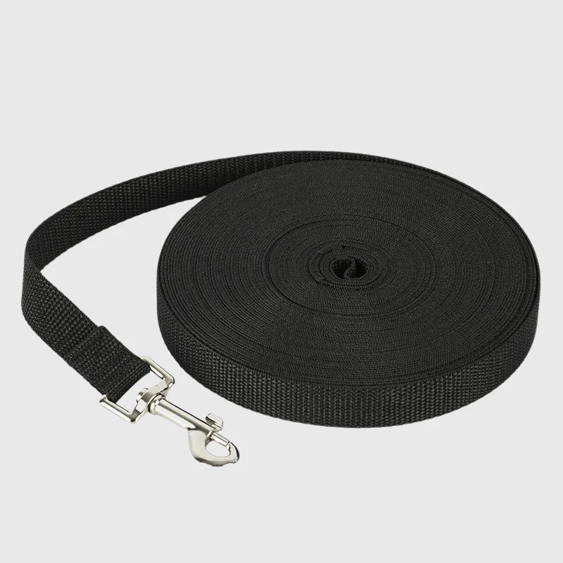 Longe Plate Nylon Renforcée Gros Chien 3-30m