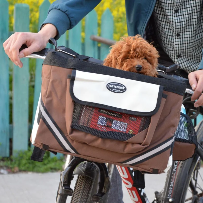 Panier Vélo Transport Chien Sécurisé