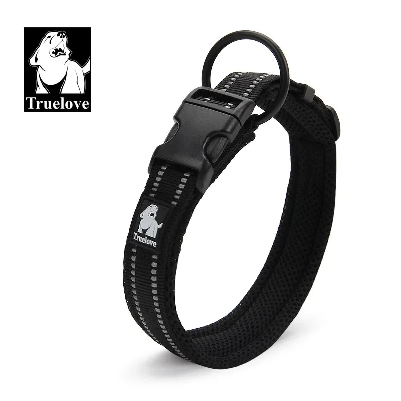 Collier Maille Nylon Réfléchissant Gros Chien