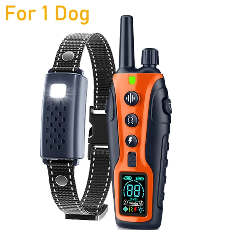 Collier Dressage 1000m 2 Chiens Lampe LED