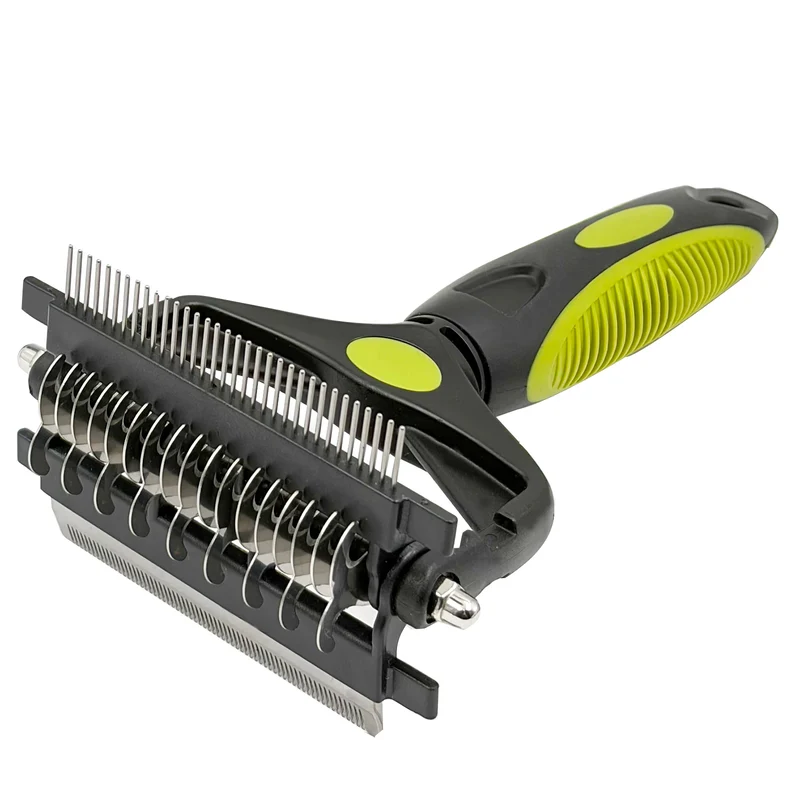 Brosse Toilettage 3-en-1 Gros Chien Inox