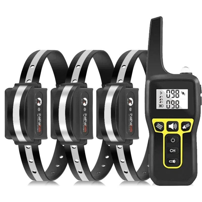 Collier Vibration Dressage 3 Chiens Étanche