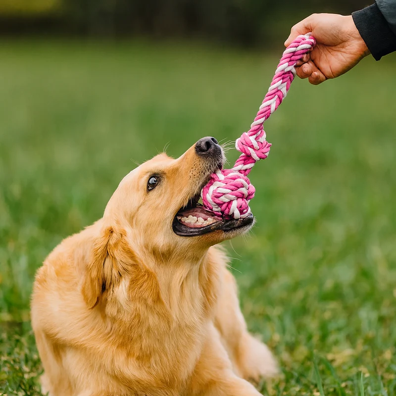 Jouet Corde Long Mordant Gros Chien
