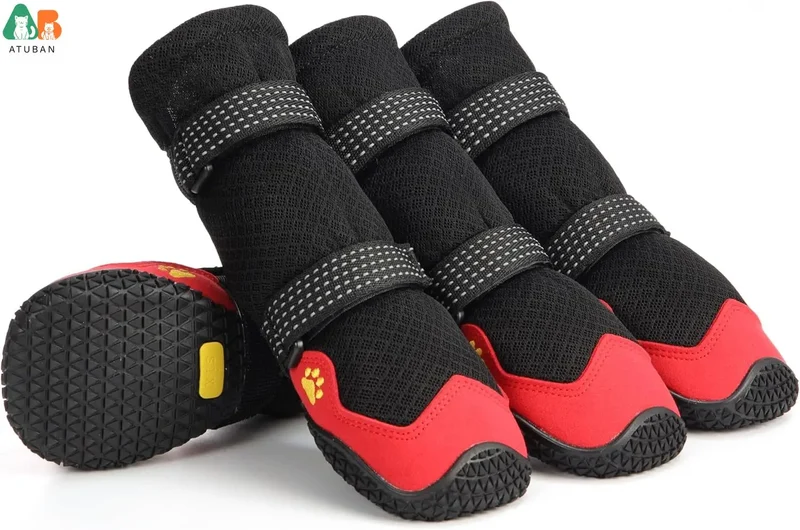 Bottes Imperméables Randonnée Gros Chien Lot 4
