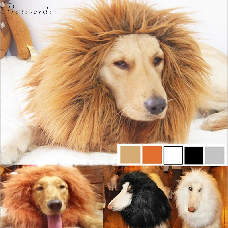 Perruque Crinière Gros Chien Costume Déguisement